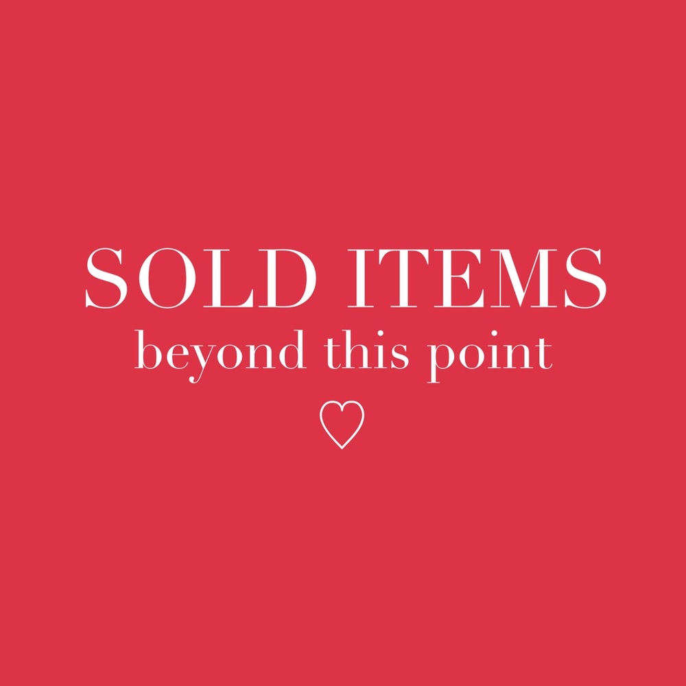 sold items beyond this point